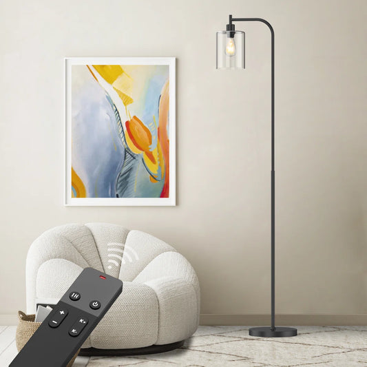Candye 66'' Arched Floor Lamp with Remote Control and Bulb Included